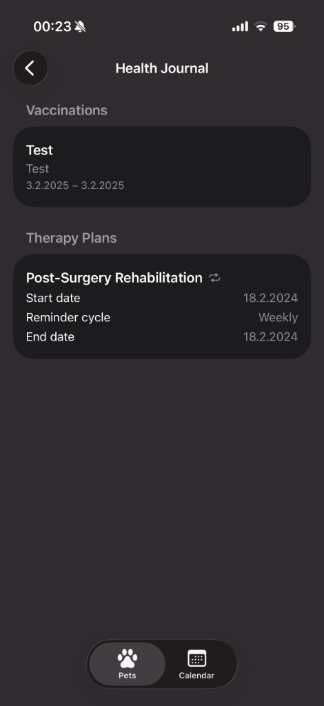 PawGuard Health Journal